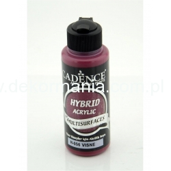 CADENCE Farba hybrydowa matowa 120ml wiśniowy 056 MATT