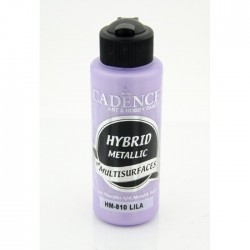 CADENCE Farba hybrydowa metaliczna120ml liliowy 810 METALIK