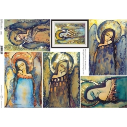 Papier classic  A4 ITD D0492M anioły, malarstwo,papier klasyczny