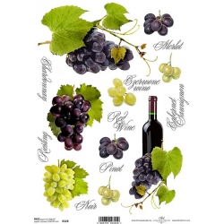 Papier ryżowy ITD A4 R0128, winogrono