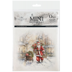 Zestaw papierów ryżowych mini ITD 14,8*14,8cm, 6szt., RSM137