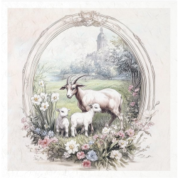 Zestaw papierów ryżowych mini ITD 14,8*14,8cm, 6szt., RSM164