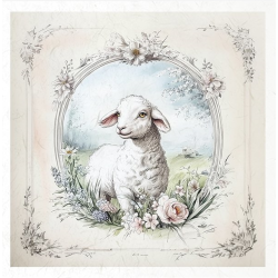 Zestaw papierów ryżowych mini ITD 14,8*14,8cm, 6szt., RSM164