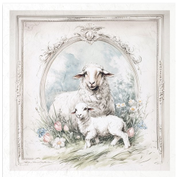 Zestaw papierów ryżowych mini ITD 14,8*14,8cm, 6szt., RSM164