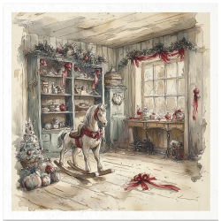 Zestaw papierów ryżowych mini ITD 14,8*14,8cm, 6szt., RSM203
