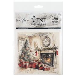 Zestaw papierów ryżowych mini ITD 14,8*14,8cm, 6szt., RSM203