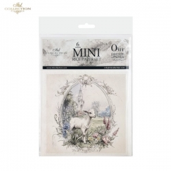 Zestaw papierów ryżowych 14,8*14,8cm, 6szt. ITD, RSM164