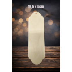 Zakładka 16,5x5,5cm falka podwójna, zakładka falka podwójna, sklejka 3mm