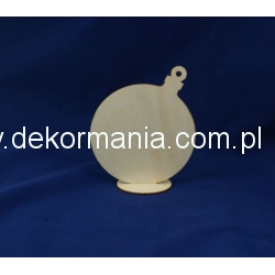 SKLEJKA #3mm Bombka 15cm stojak , klasyczna  (wys.całkowita 18cm)