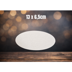Owal 13x6,5cm, beermata 1,5mm