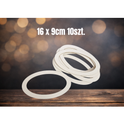 Obręcz owalna 16cmx9cm/13cmx6,5cm, 10szt, beermata 1,5mm