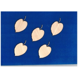 Listki, listek , liść 7,5x4,5cm / kmpl. 5szt
