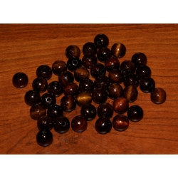 Kulka drewniana lakierowana brąz 12mm  ,CENA   1szt  , ( kulki drewniane , korale ) otwór 4mm,koralik drewniany