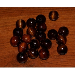 Kulka drewniana lakierowana brąz 16mm  ,CENA   1szt  , ( kulki drewniane , korale ) otwór 4mm,koralik drewniany