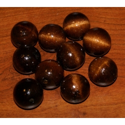 Kulka drewniana lakierowana brąz 25mm  ,CENA   1szt  , ( kulki drewniane , korale ) otwór 5mm,koralik drewniany,