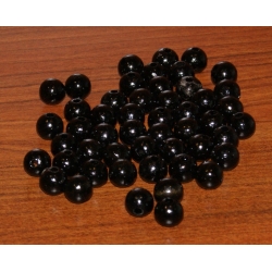Kulka drewniana lakierowana czarna 12mm  ,CENA   1szt  , ( kulki drewniane  ),koralik drewniany