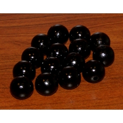 Kulka drewniana lakierowana czarna 20mm  ,CENA   1szt  , ( kulki drewniane  ),koralik drewniany