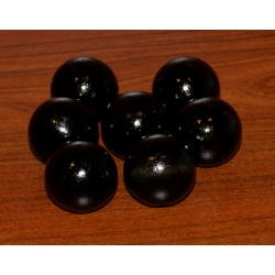 Kulka drewniana lakierowana czarna 30mm  ,CENA   1szt  , ( kulki drewniane  ),koralik drewniany