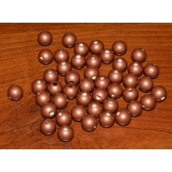 Kulka drewniana lakierowana czekolada 12mm  ,CENA   1szt  , ( kulki drewniane  ),koralik drewniany