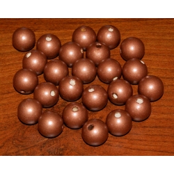 Kulka drewniana lakierowana czekolada 16mm  ,CENA   1szt  , ( kulki drewniane  ),koralik drewniany