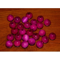 Kulka drewniana lakierowana fuksja 16mm  ,CENA   1szt  , ( kulki drewniane  ),koralik drewniany