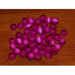 Kulka drewniana lakierowana fuksja 12mm  ,CENA   1szt  , ( kulki drewniane  ),koralik drewniany