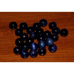 Kulka drewniana lakierowana granatowa 16mm  ,CENA   1szt  , ( kulki drewniane  ),koralik drewniany