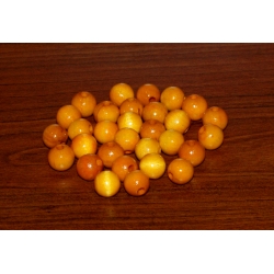 Kulka drewniana lakierowana żółta 12mm  ,CENA   1szt  , ( kulki drewniane  ),koralik drewniany