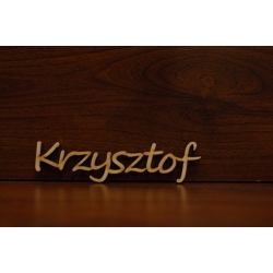 Krzysztof  10,5x2cm / segoe