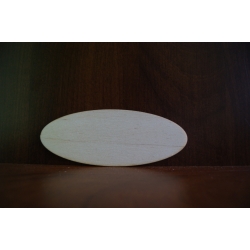SKLEJKA #3mm Owal 13x5cm