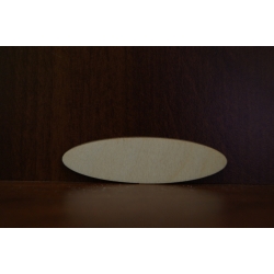 SKLEJKA #3mm Owal 7x2cm