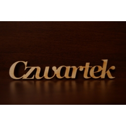 Sklejka #3mm Czwartek 11,5x2,3cm