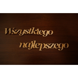 Wszystkiego najlepszego  wys.20mm (cz.Georgia)