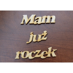 Mam już roczek  wys.20mm