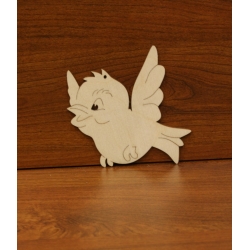 SKLEJKA #3mm Ptaszek 10,5x10,5cm wróbelek