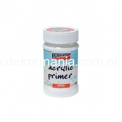PENTART PODKŁAD AKRYLOWY 100ml , acrylic primer / Acrylic Primer 100ml - podkład akrylowy na bazie wody BIAŁY