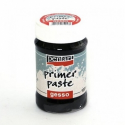 PENTART PODKŁAD GESSO 100ml CZARNY , primer paste , gesso czarne