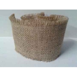 1mb  / Tkanina jutowa naturalna  , juta , taśma jutowa  szerokość 10cm