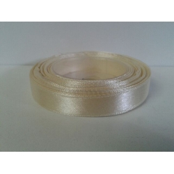 1mb / Wstążka satynowa 12mm  ECRU