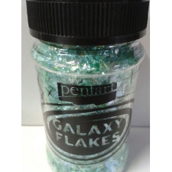 PENTART PŁATKI  mieniące  GALAXY 15g ZIELONE EARTH GREEN