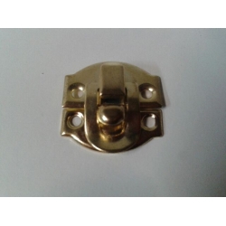 Zatrzask 2x2,2cm , zamknięcie ozdobne A014/ZŁ  2,2x2cm / okucia metalowe  do pudełek