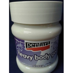 PENTART- Pasta  HEAVY BODY GEL BŁYSZCZĄCA TRANSPARENTNA 230ml / GLOSSY