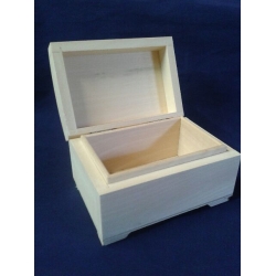 Kuferek 11,5x8x7,2cm mały na nóżkach  11,5x8x7,2 cm