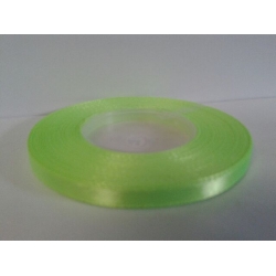 1mb  / Wstążka satynowa szer: 6mm  JASKRAWY LIME