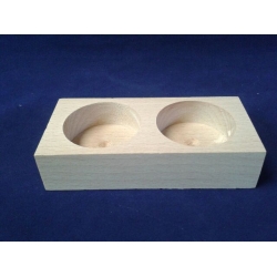 Świecznik dwójka  10,5x5,5cm  tealight