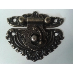 Zatrzask 5,6x5cm , zamknięcie do skrzyń , pudełek  5,6x5cm    (A094) / okucia metalowe  do pudełek
