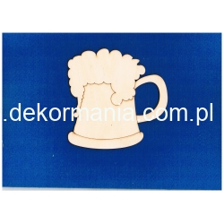 Kufel z pianką   13,5 x 13,5 cm  - piwo