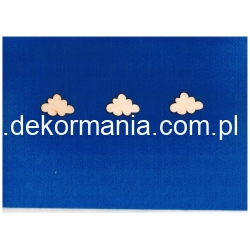 Chmurki kmpl. 3szt  ( 4 x 2,5 cm )