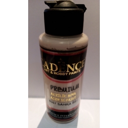 CADENCE Premium  0357 Farba akrylowa półmatowa 120ml BEŻ PUSTYNNY  / DESERT BEIGE