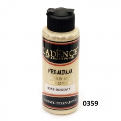 CADENCE Farba akrylowa półmatowa Premium 70ml / 0359 / ODCIEŃ BEŻU / WHEAT